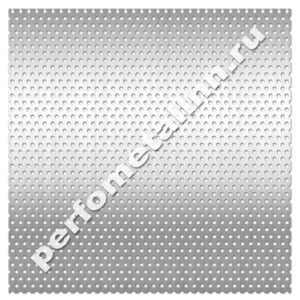Перфорированный лист Rv 1-2 1*1000*2000мм из нержавеющей стали AISI 304