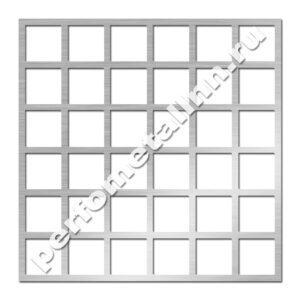 Перфорированный лист нержавейка Qg 10-12 1*1000*2000мм